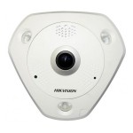 Caméra fish-eye IP intérieur 3MP, Audio/Alarm IO   