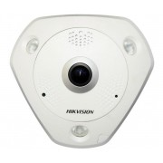 Caméra fish-eye IP intérieur 3MP, Audio/Alarm IO   